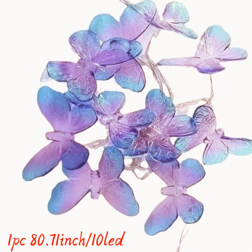 TEMU 1pc Purple Led String Lights, Battery Powered Without Battery, Suitable For Christmas, New Year, Wedding, Valentine's Day Decoration, And