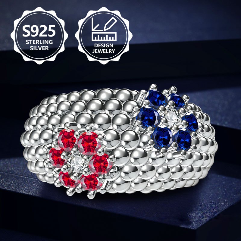 A Beautiful Sterling ' Fashion Ring, Elegant And Fashionable, With A Of . A Perfect Ladies' Jewelry Ring Suitable For Vacation Trips, Daily Wear, And As A Wonderful Commemorative Gift For . Made