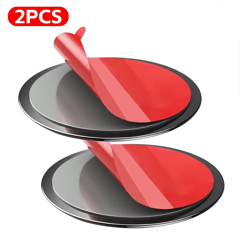 2pcs Car Phone Holder Stickers Suction Cup Adhesive Dashboard Mount Disc Pad Base For Gps Phone Stand Holder Bracket Stickers