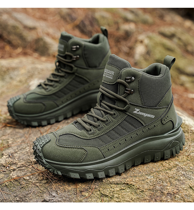 Nuevos Botas de Senderismo Deportivas de Caña Alta Oversize para Otoño, Cómodas Zapatillas Casuales Ligeras de Suela Gruesa, Adecuadas para Actividades al Aire Libre Durante Todo el Año, Caminar, Viajar, Escalada y Equipo de Camping