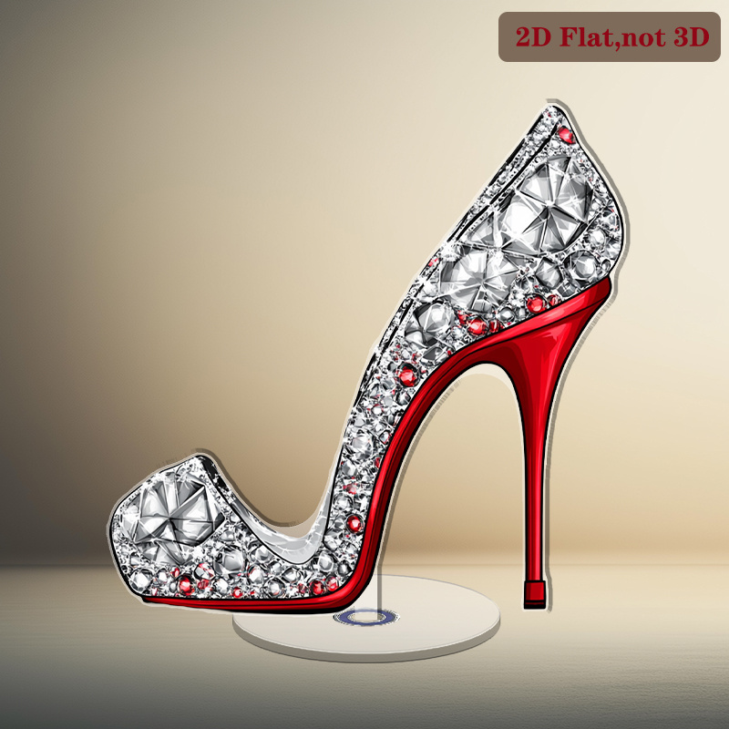 high heel shoe decor sold on Temu United States