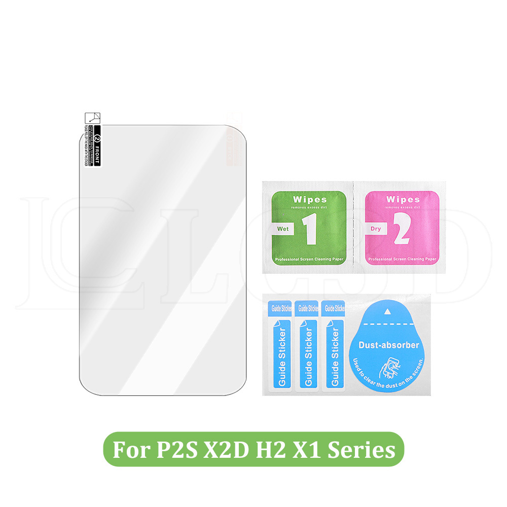 TEMU For P2s X2d X1c X1 H2d H2s H2c Screen Protector For 3d Printer High-temperature Resistant And Sweat-proof 3d Printer Parts