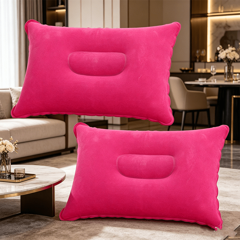 3pcs Inflatable Travel Pillow Set with Hooks