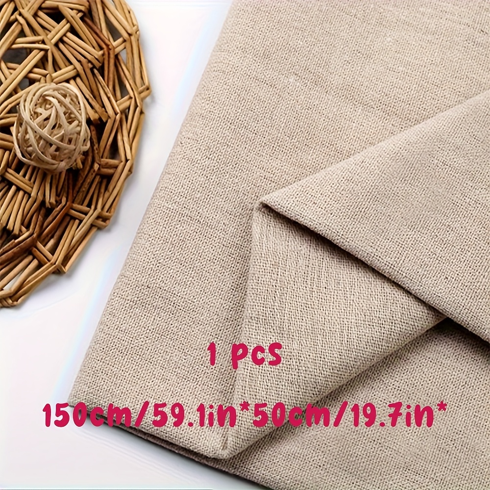 E-shop Hochwertiger einfarbiger Stoff – vorgeschnitten 150 cm x 50 cm, in drei Farben erhältlich – geeignet für Stickerei, Bastelarbeiten Leinwandkunst