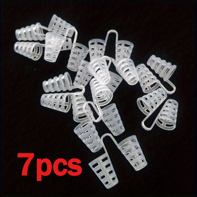 Image of 7 Mini Nasal Devices, Comfortable, Reusable Sports Nose Clip Ventilation Nasal Clip Outdoor Nose Clip