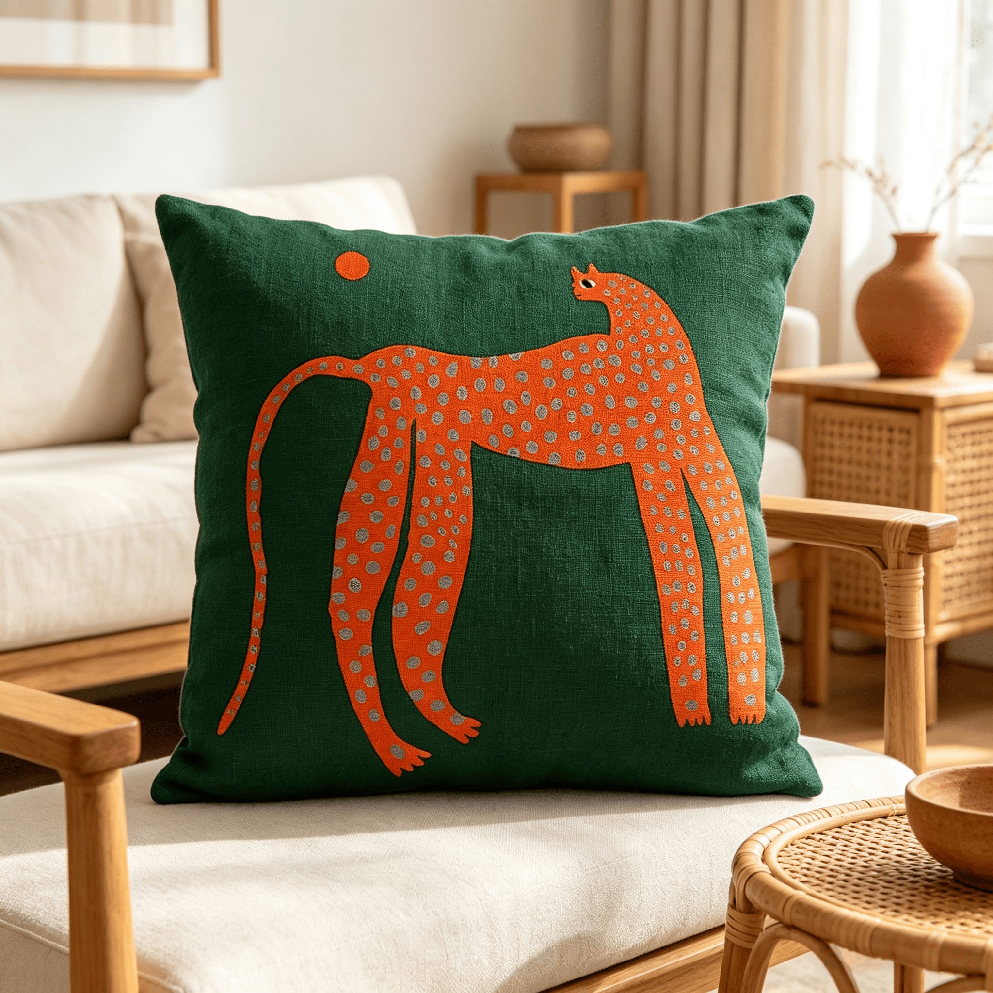 TEMU 1pc Throw Pillow Cover, Polyester Abstract Spotted Single Sided Print Cushion, Zipper Removable Washable, Insert Not Included, Decorative