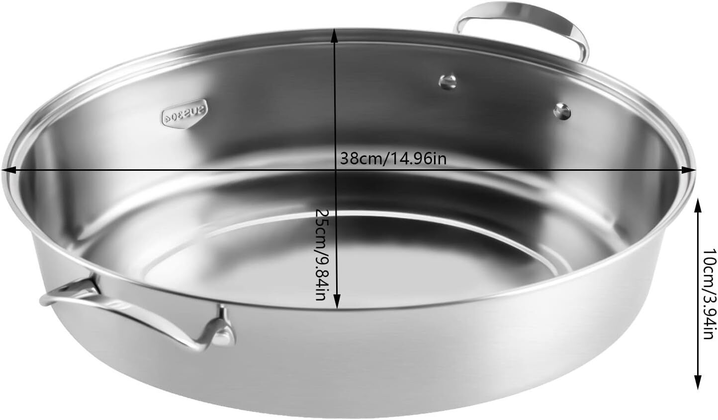 versatile stainless   steamer noodle pot set with rack ideal for cooking steaming soup prep details 5