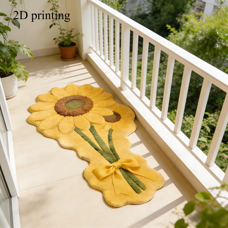TEMU Alfombra de flores de de con diseño estético para dormitorio, mesita de noche, 900G de cachemira, alfombra y esponjosa para , vestidor, alfombra