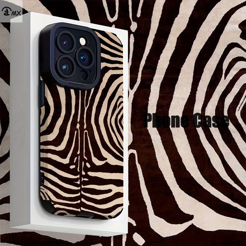 TEMU Zebra Print Design Leather Phone Case For Iphone 16, 16 Plus, 16 Pro, 16 Pro Max, 15, 15 Plus, 15 Pro, 15 Pro Max, 14, 14 Plus, 14 Pro, 14 Pro