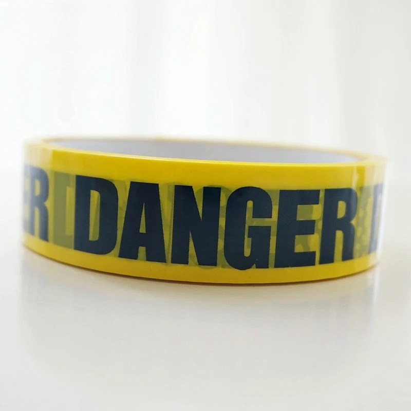 Image of 1pc 984.25 Inches Yellow Caution Tape, Halloween Decoration Party Tape, Warning Safety Tape, Warning Band With Caution Fragile Barrier Reminder, Suitable For Party Decoration, Construction Site Area