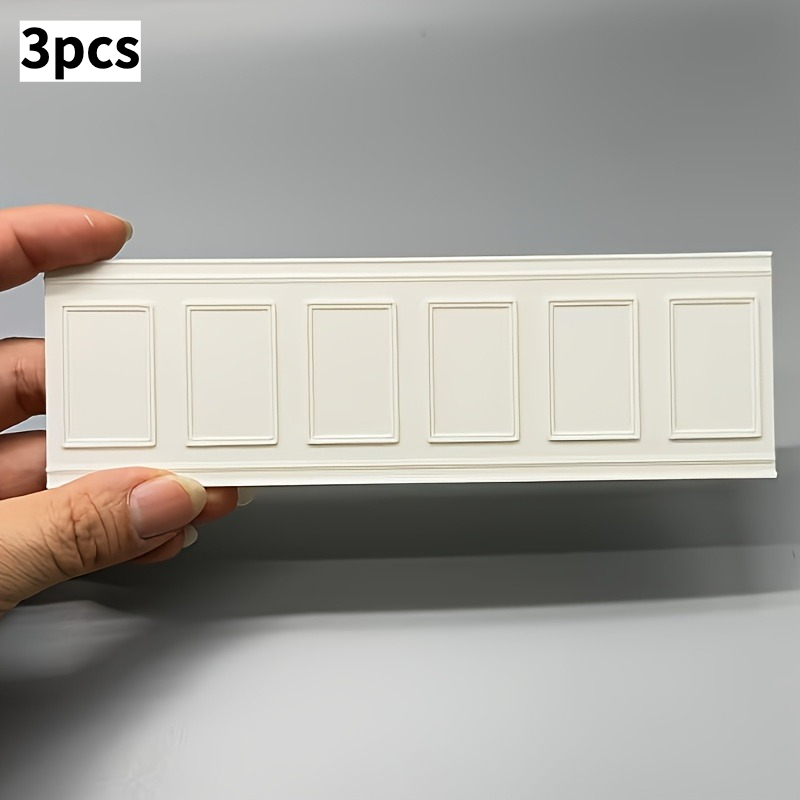 TEMU Accessori per pannelli da parete per case in miniatura, in plastica a montaggio per hobbisti domestici, durevoli e facili da giuntare per 18+