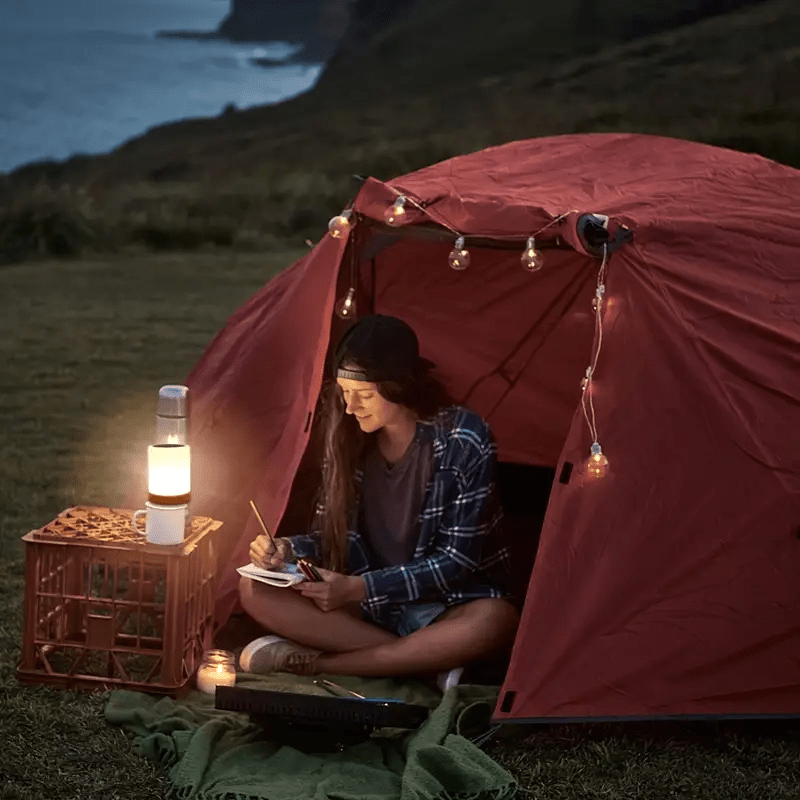 Newly Upgraded Phantom 7-Color 3-Mode Adjustable Portable And Durable Courtyard, Lawn And Garden Spotlight, Touch Lighting Hand-Held Lamp, 1200Mah Rechargeable Battery Portable And Sufficient Battery Life, Soft And Bright Light