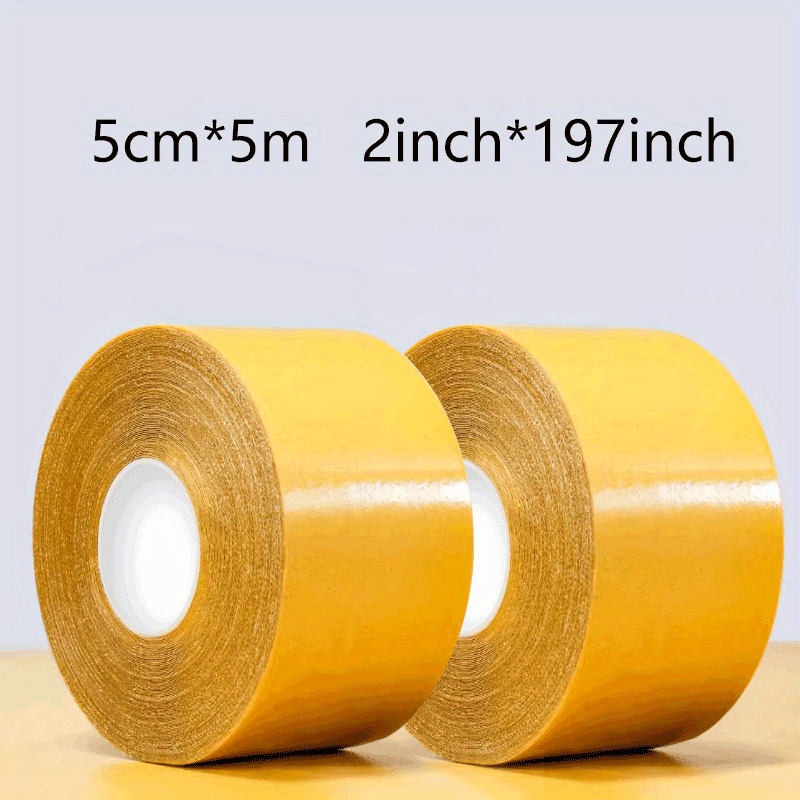 

High-strength Double-sided Tape | Multi-surface Adhesive Suitable For Carpets, Mats, Wallpaper, And Balloons | Non-slip, Waterproof, And Residue-free Synthetic Rubber