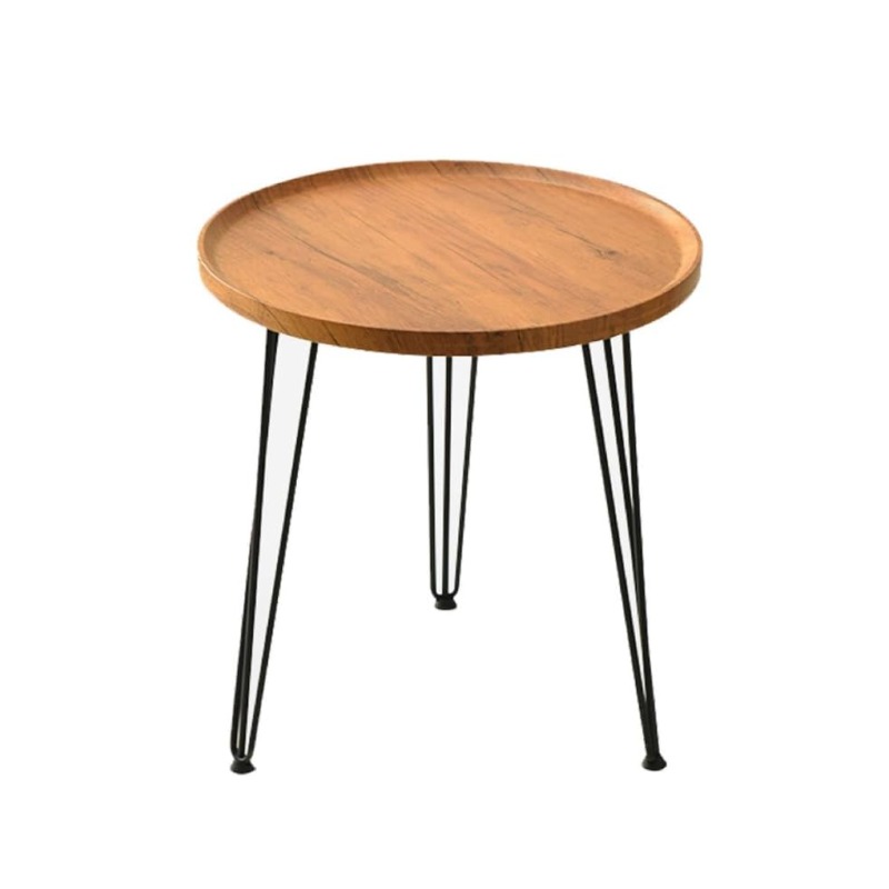 Home Decor Nordic Rounded Side Coffee Table 50X50Cm