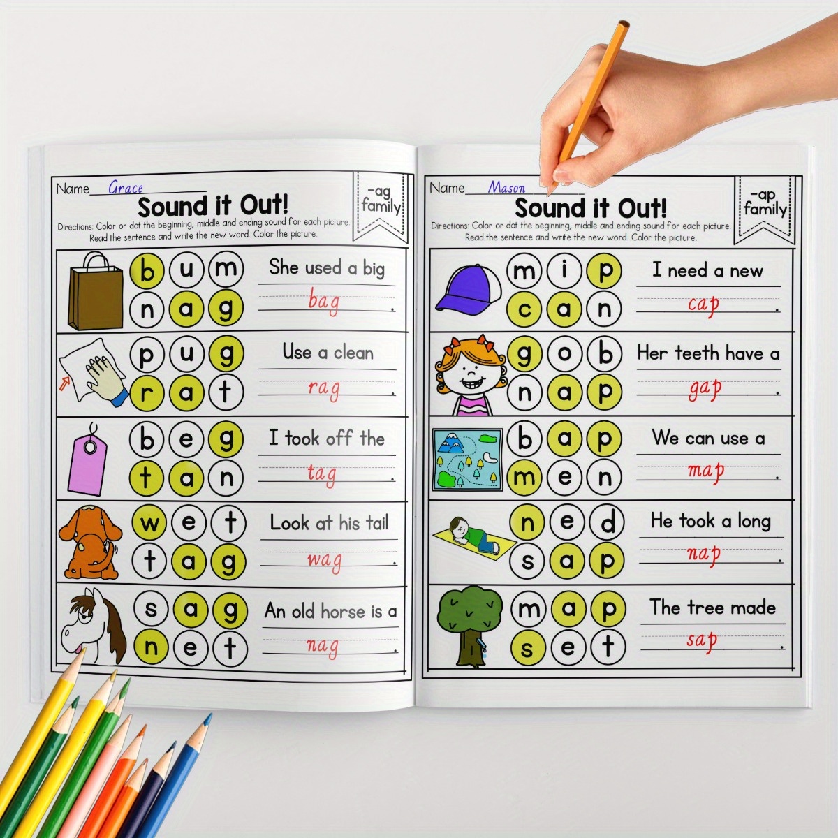 

' Alphabet Workbook: Brain-teasing Puzzles And Activities To Reading And Skills