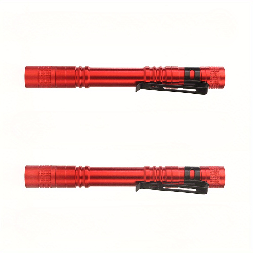 10 Stück Mini-Taschenlampen Mit Clip – Superhell, 180 Lumen, 3 Modi, Ideal Für Camping & Inspektion
