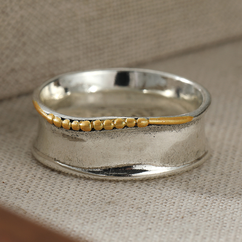 Bohemian Hammered Ethnic Style Ring