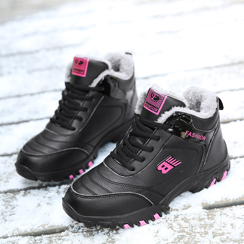 Women'S Trendy Outdoor Hiking Boots - Warm, Durable & Non-Slip with Elastic Lace-Up Closure, Ankle Support, Polyurethane Upper & Rubber Sole for All-Season Adventures, Hiking Accessories, Hiking Gear, Stylish Hiking Footwear, Secure Fit Footwear