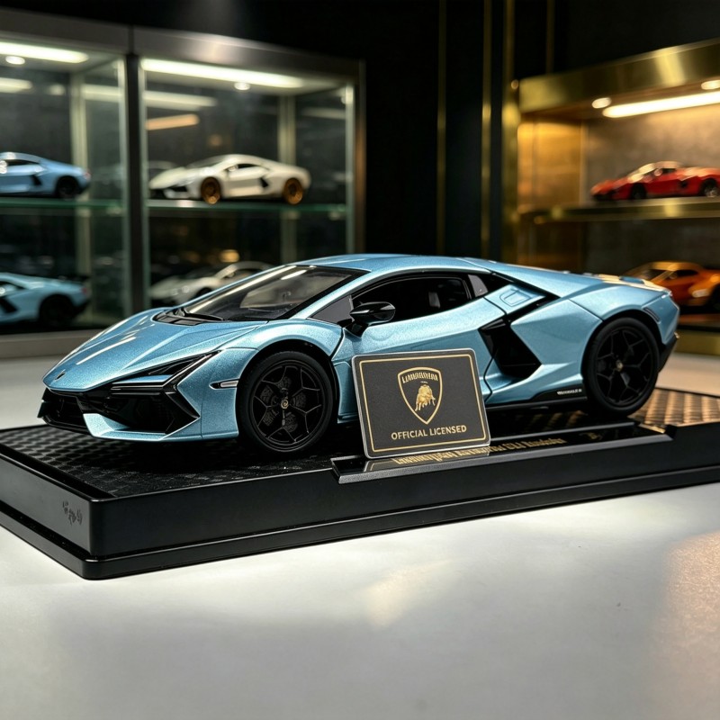 TEMU 1:32 Scale Genuine For Supercar Alloy Model Car, With Screw-fixed Display Base, Metal Body, Simulated Detail Restoration, Suitable For Office