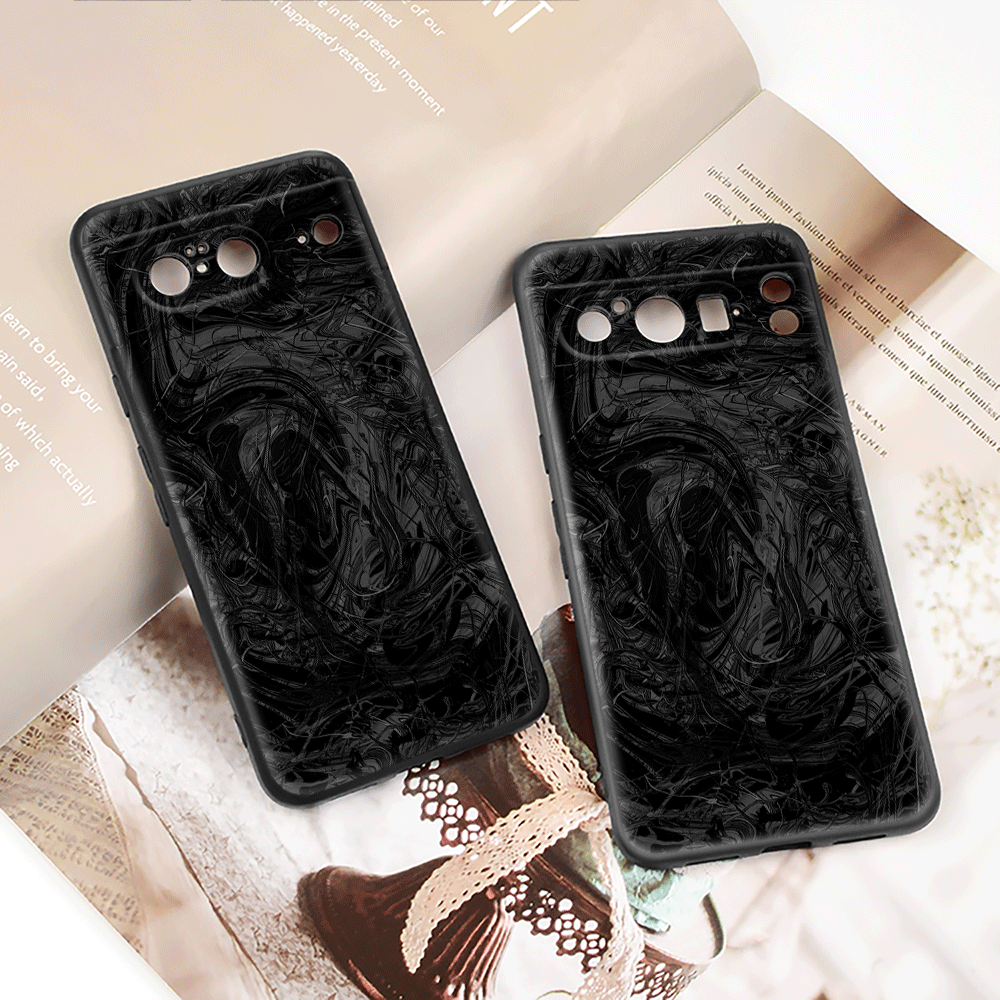 caslord Coque pour Google Pixel 8, Anti-Jaune Étui de Protection