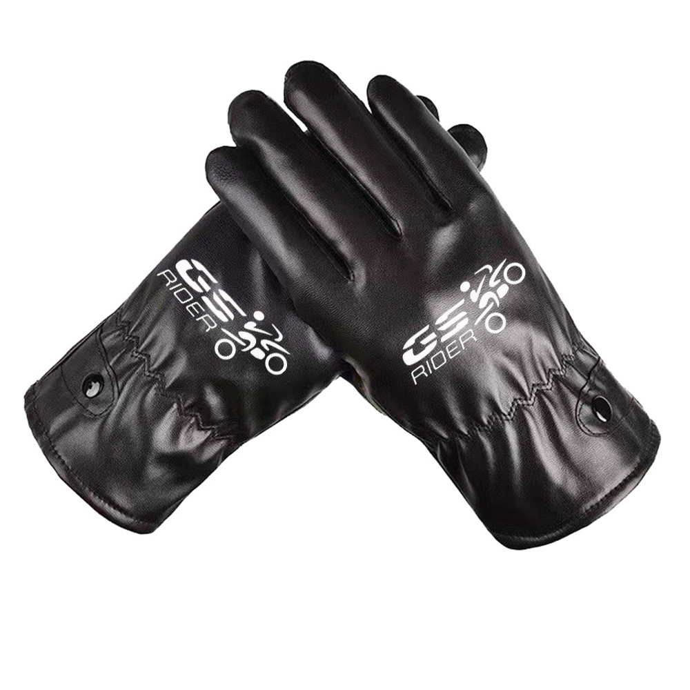TEMU 1 Paire de Gants d'Extérieur pour Homme avec Logo et RIDER, Gants pour Vélo - Gants pour Temps Froid, Gants de Ski Automne et Hiver, Designs