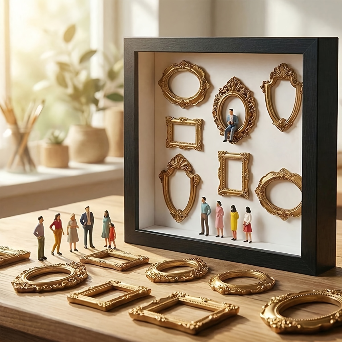 3d photo frame box sold on Temu United States