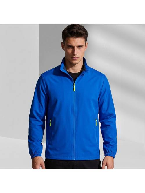 solid jacket mens fashionable casual single layer jacket outdoor hiking windproof jacket