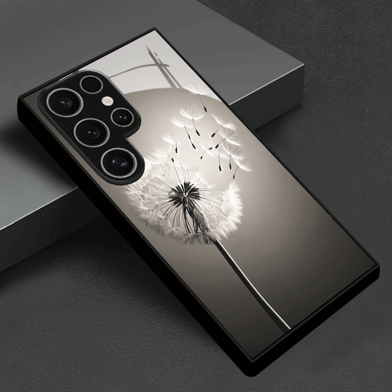 TEMU Phone Case: [2d Flat] Dandelion Scattering , Suitable For A56 A55 A16 A26 A15 A54 A36 A35 A34 S25ultra S20pro S21plus S22 S23 S24, -specific
