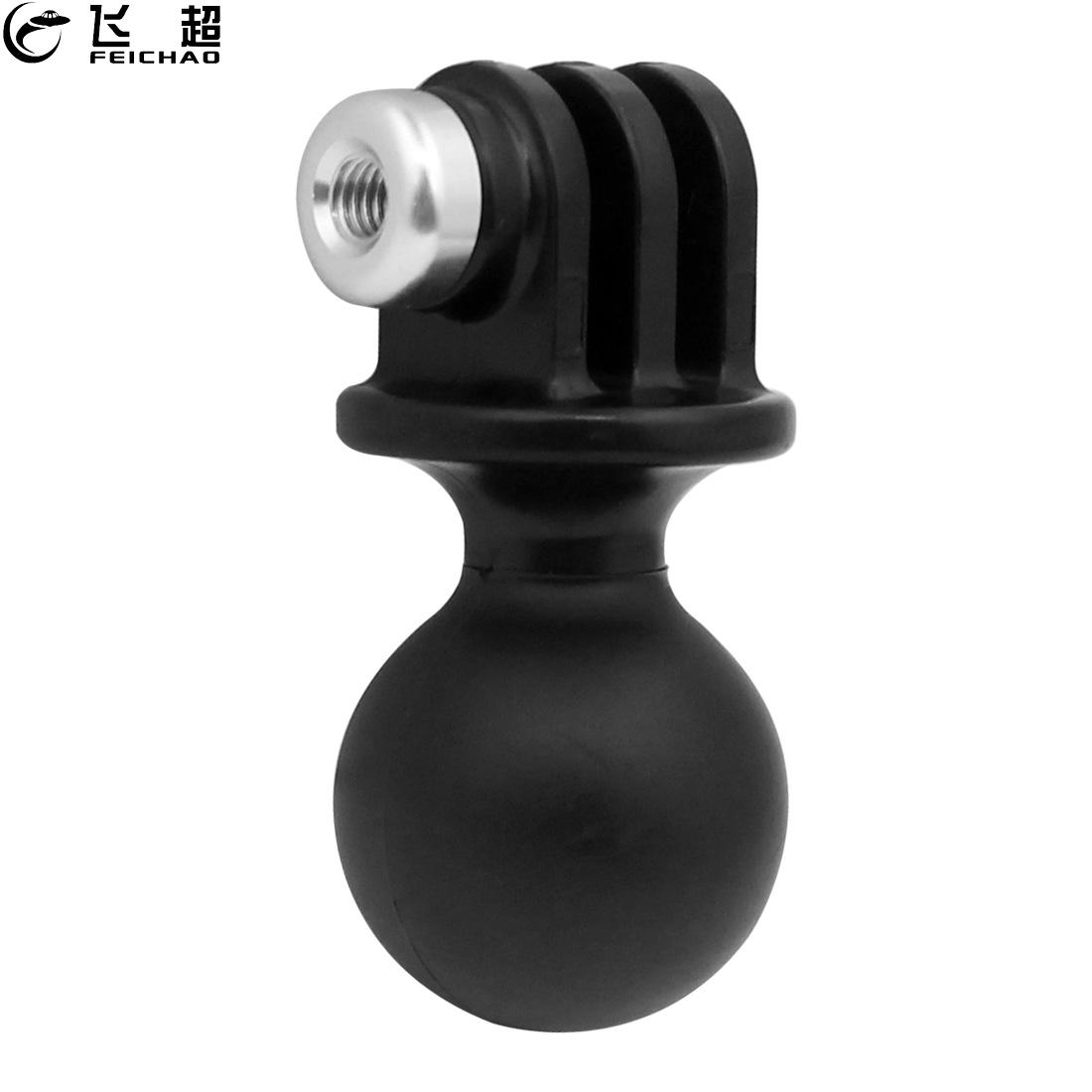 E-shop 1-Zoll Mini Stativ Kugelkopf Basis Adapter Kunststoff für Gopro 13 12 11 10 9 für DJI Osmo360 Action Kamera für RAM Halterungen Motorrad