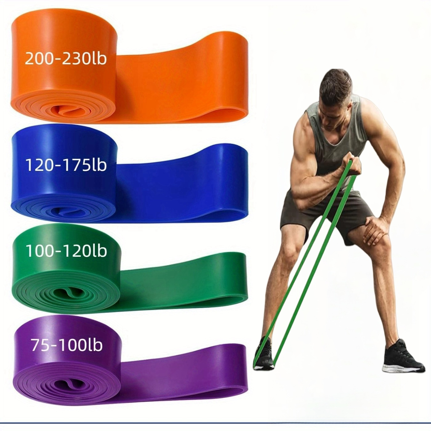 

Set Pull-up Assistance Band Men's And Women' Band Fitness Resistance Training Slimming