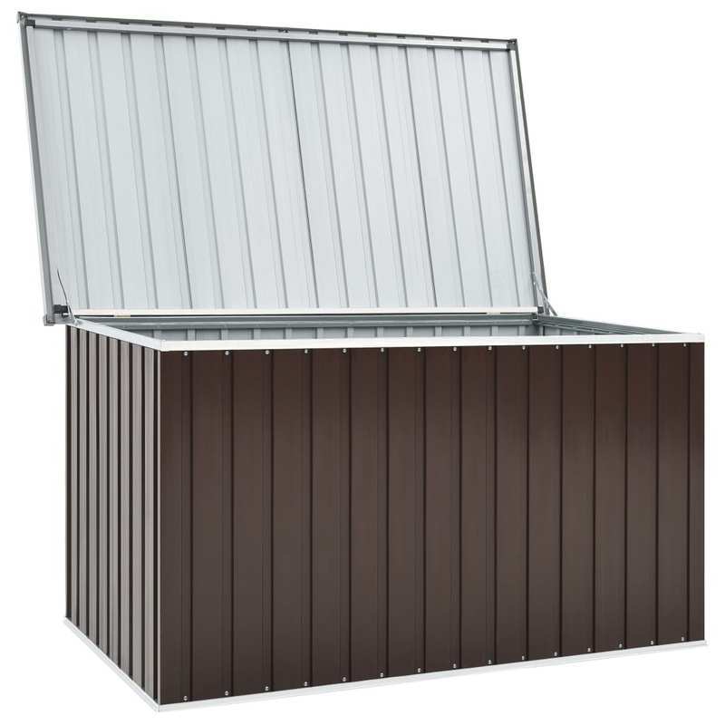 brown garden box 171   x 93 cm box cabinet rack for outdoor storage