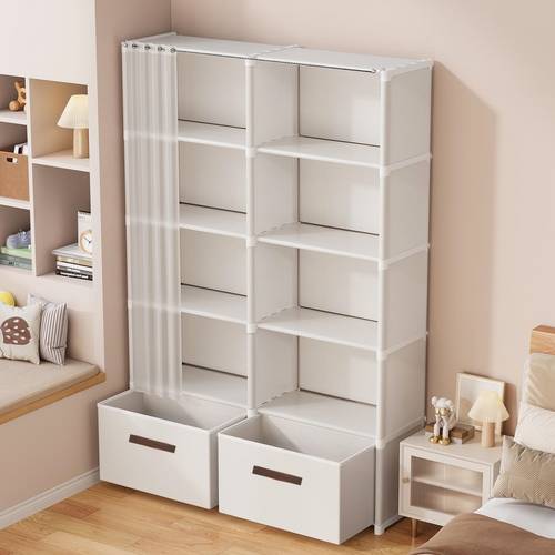 multi functional storage rack clothing organizer cabinet bookshelf miscellaneous item storage rack shelving unit suitable for bedrooms bathrooms and offices space saving bedroom storage rack and organizer
