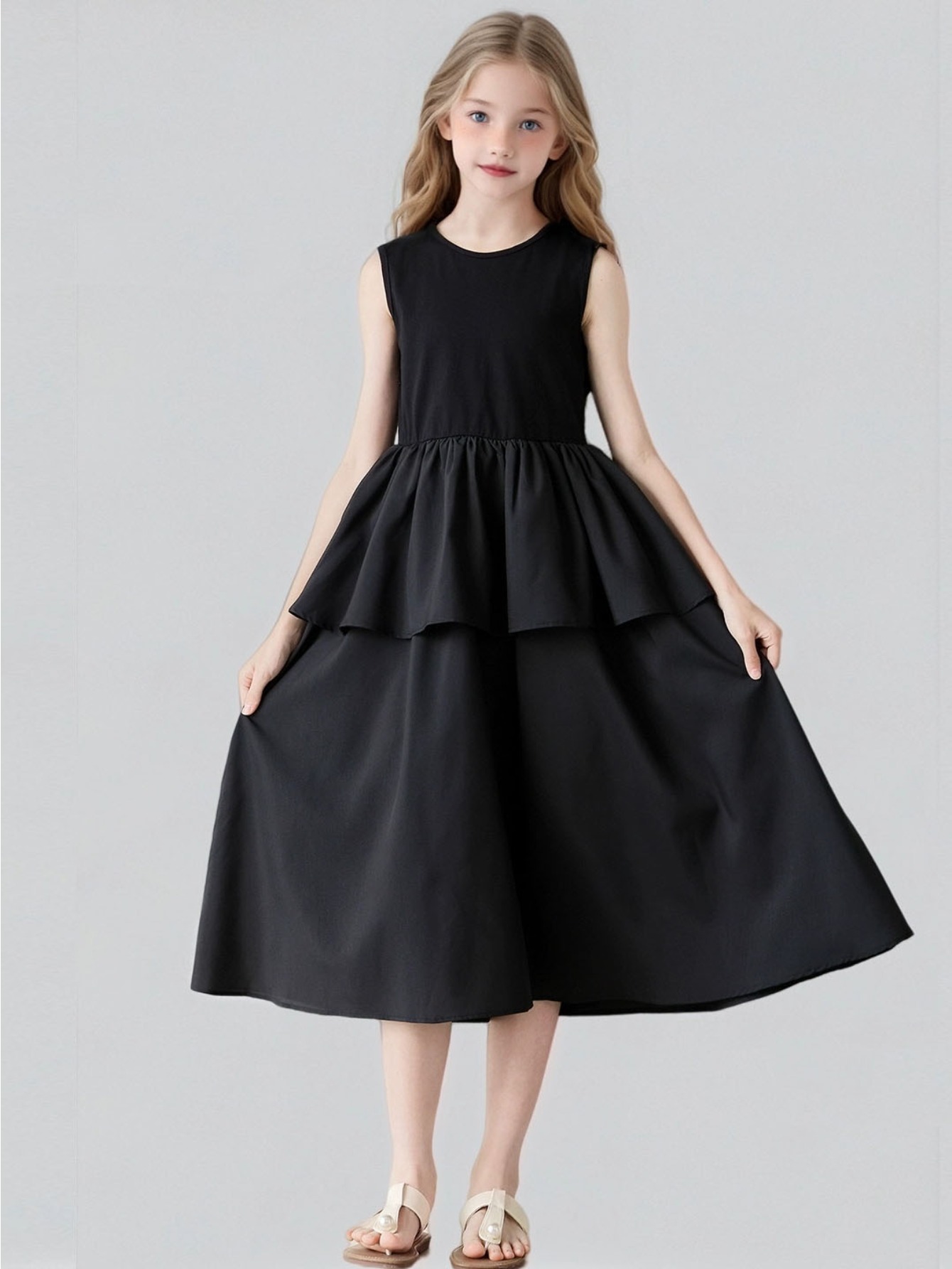 black dress teens sold on Temu United States