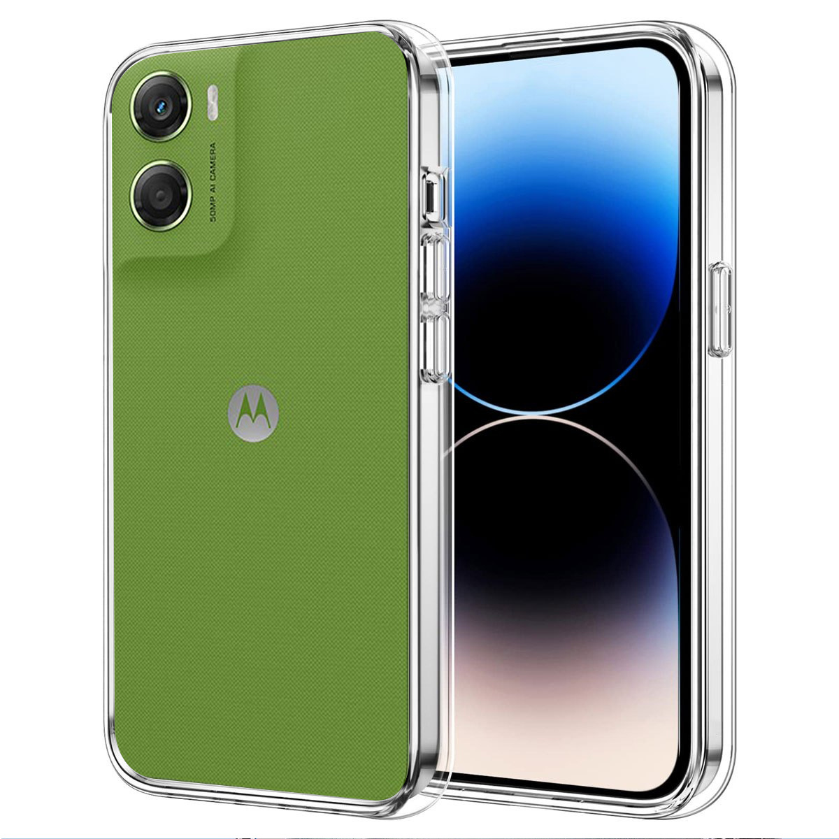 TEMU Phone Case: Suitable For Motorola Moto G06 Phone Case, Transparent Ultra-thin Drop-proof Full-coverage Soft Simple New Tpu Protective Cover