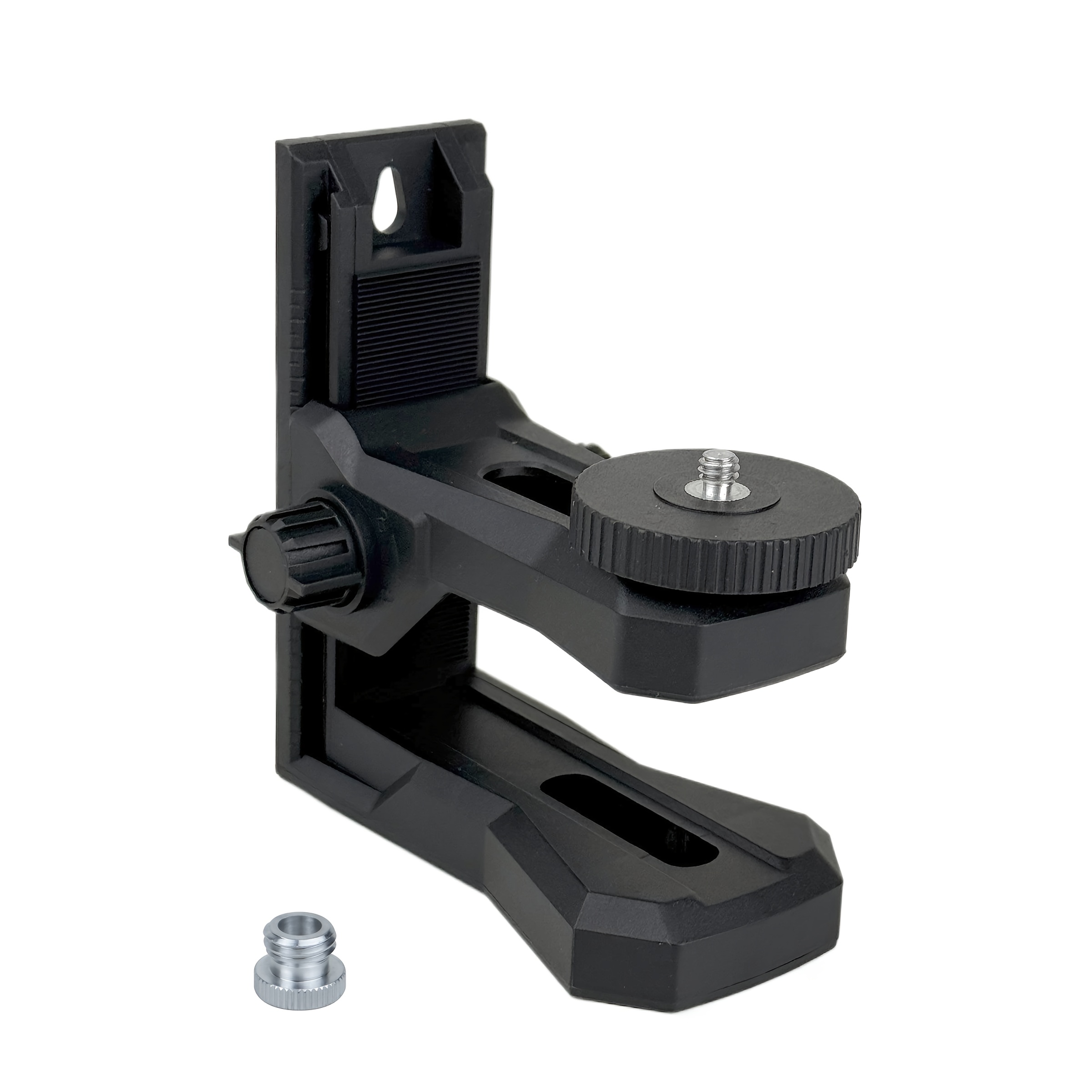 TEMU Staffa magnetica multifunzionale a L per laser ( laser non ), con magnetico, interfaccia a 1/4, parte inferiore compatibile con interfacce 1/4 e