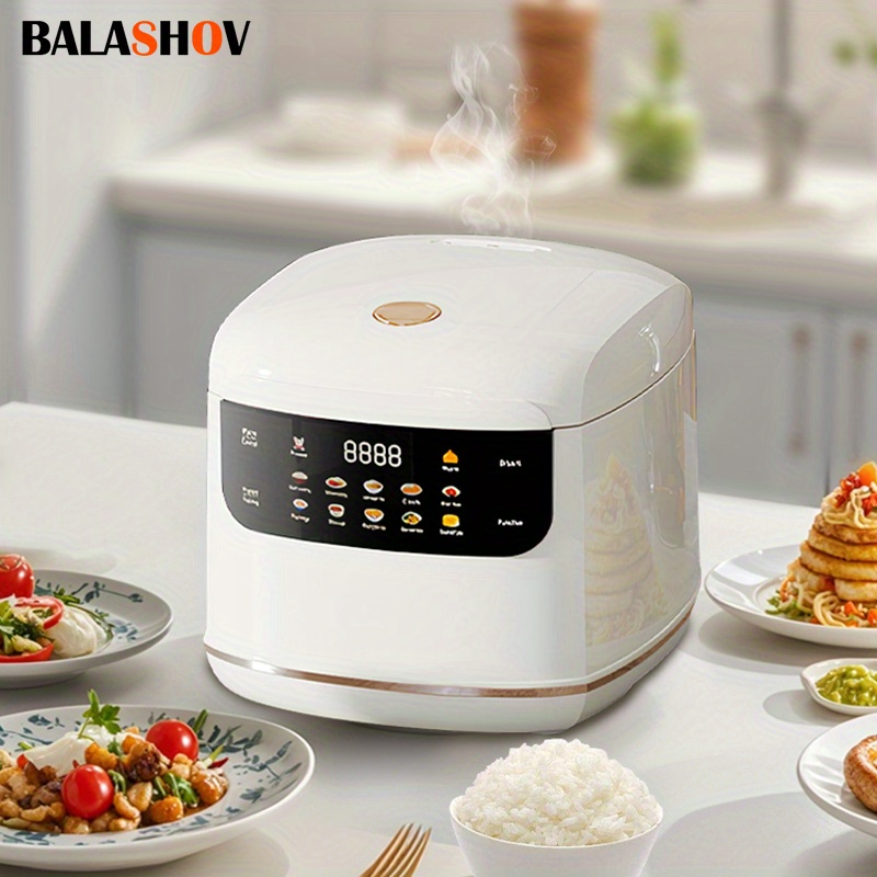 Mini Cuociriso Elettrico 1.8L - Multifunzione Per Riso, Zuppe E Vapore | Compatto E Portatile
