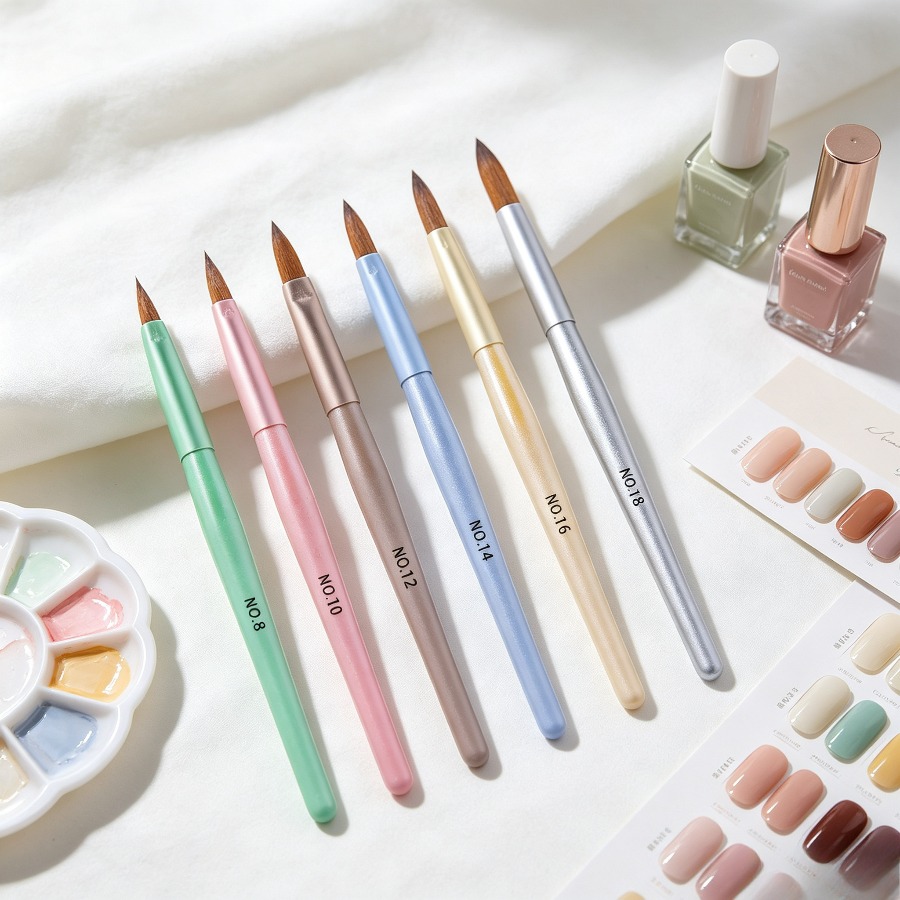 Random Nail Art Brush for Acrylic Extension