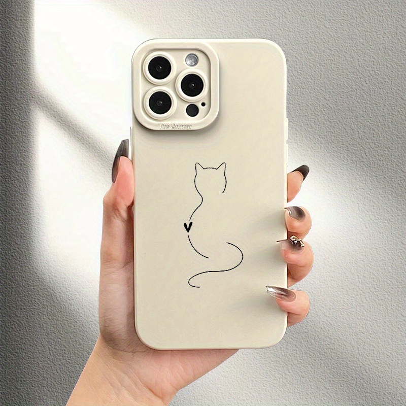 TEMU Phone Case With A Kitten Design, Featuring Uv Printing And 360-degree Protection, Compatible With Iphone Models 11 Through 16 Pro Max, Xr, X/xs,