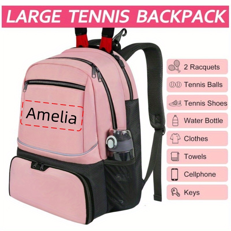 tennis portable shoulder backpack Temu Philippines