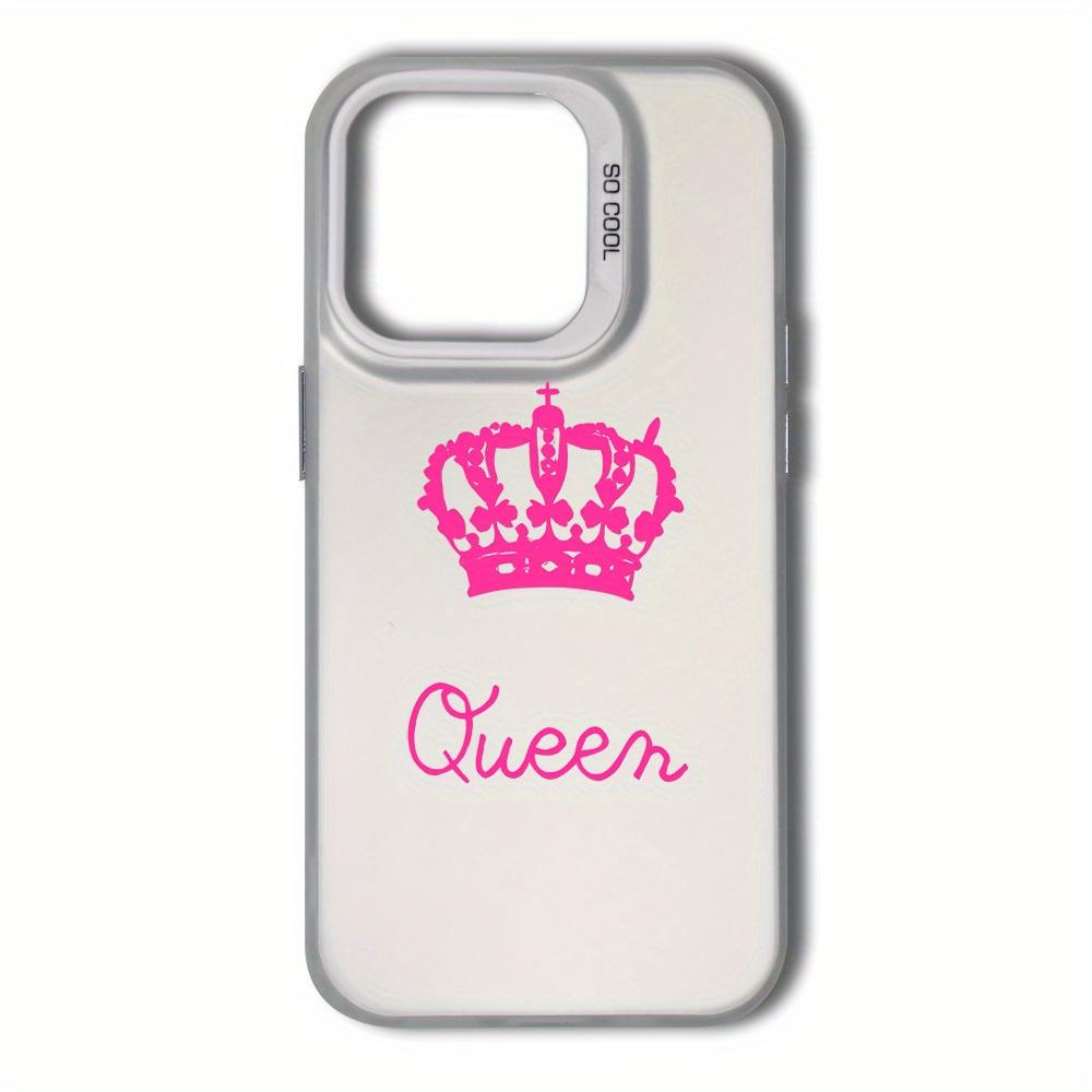 TEMU Phone Case: Designed With A King And Queen Couple Pattern, This Matte Anti-drop Phone Case Is Perfect As A New Year's Gift Or Birthday Present.