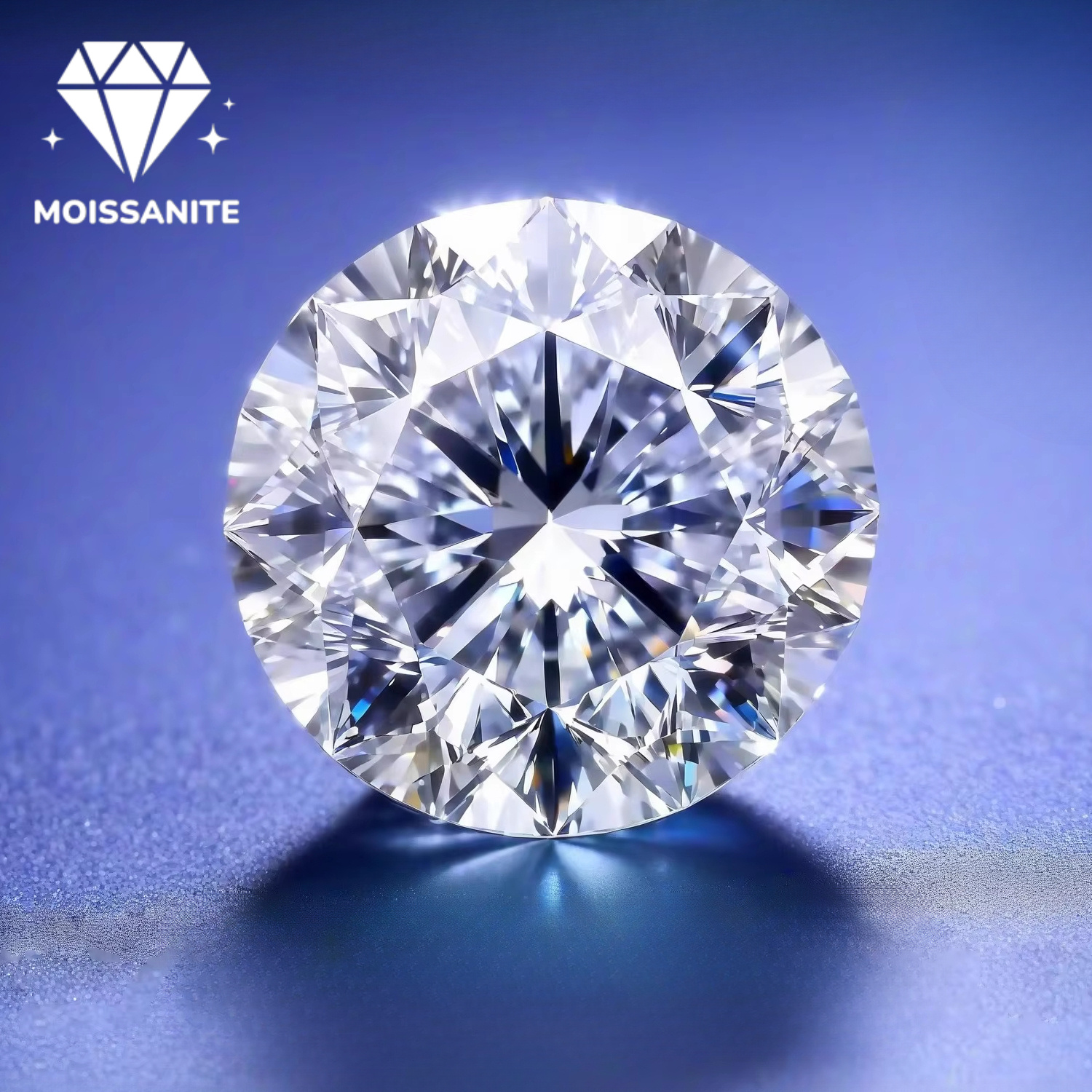 1pc 0 5 1 2 3   20carat sparkling round cut moissanite suitable for pendant ring earring jewelry making genuine with certificate