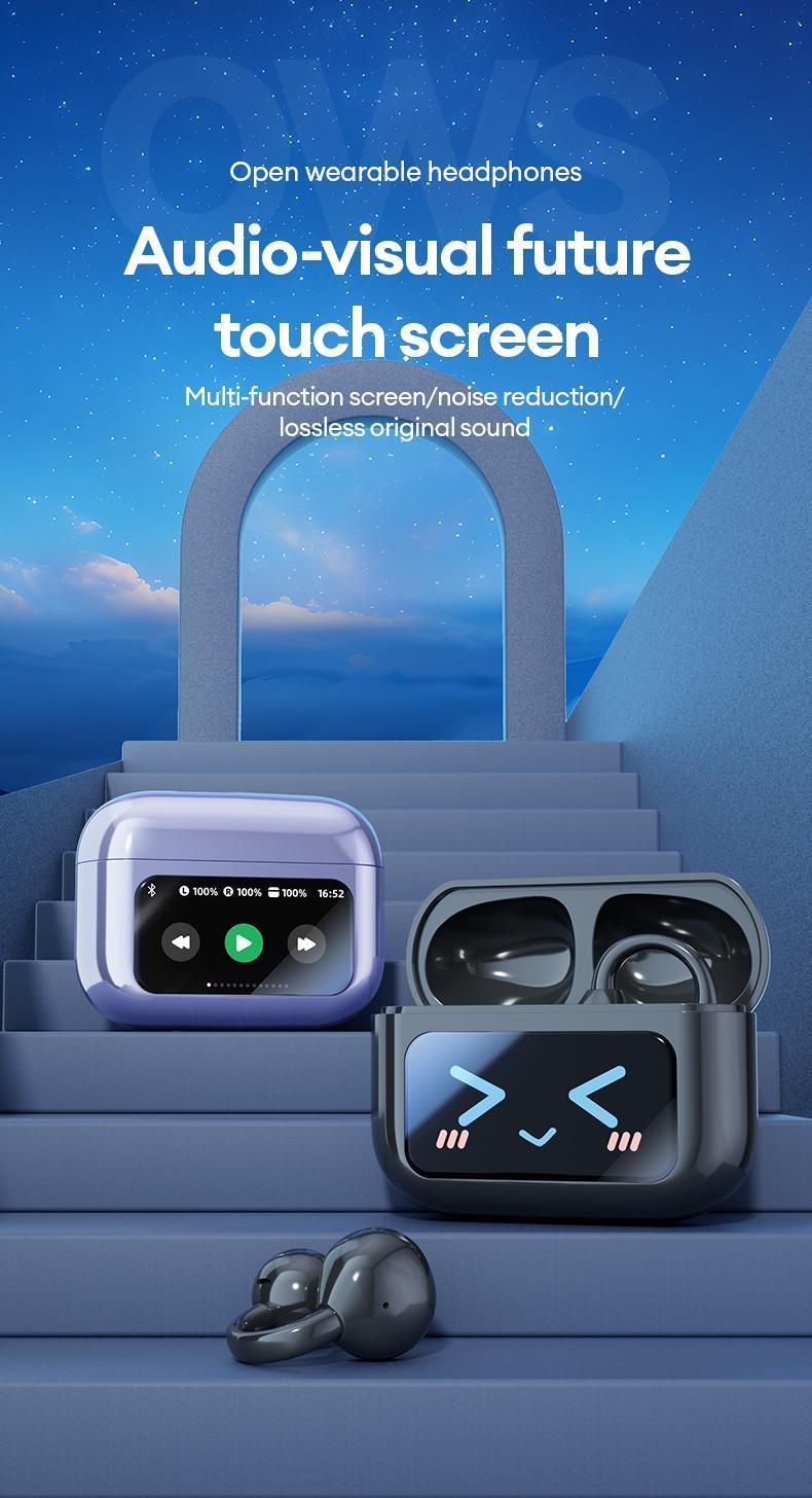 2025   stereo headphones with audio   screen, wireless music calling supporting 2025 wireless 6.0 technology, faster, more stable connection, and lower power consumption Product details 0