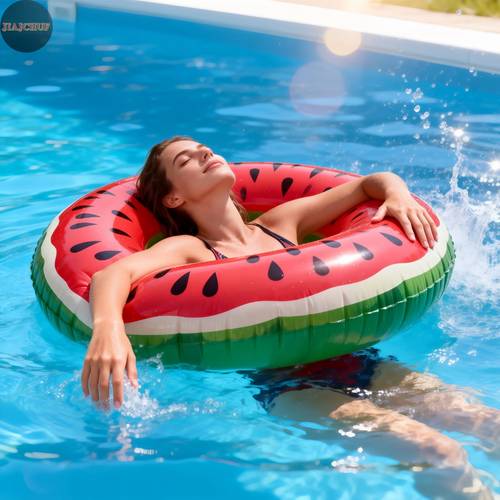 fruit inflatable thickened pool float tube fun toys for party decor