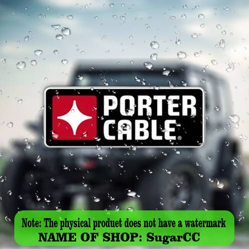 item picture 1pc logo sticker red black waterproof vinyl self decal with black frame durable one time use for cars laptops motorcycles boats plastic glass metal heavy duty brand decoration ideal for tool