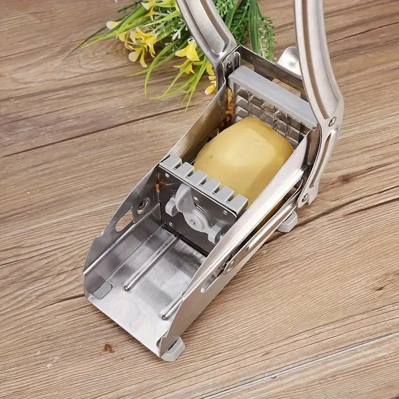 stainless steel vegetable slicer set commercial household mandoline cutter for potatoes     lettuce food contact safe manual kitchen gadget for fries   details 0