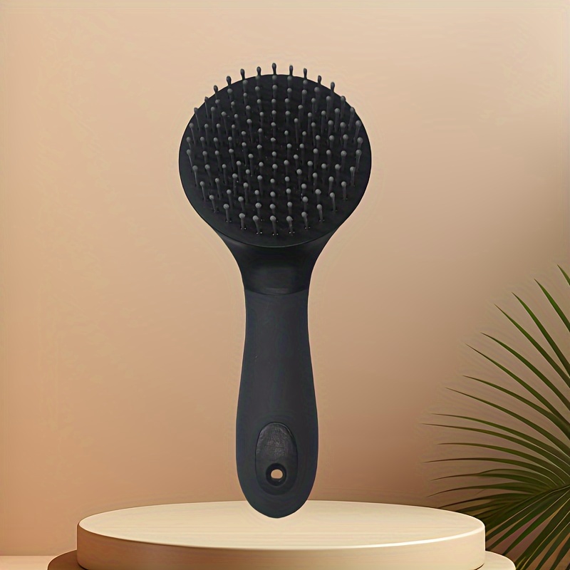 Horse Mane and Tail Comb, 1 Random Color Handle Durable PP Material, Long-Handle Horse Brush for Dusting, Stable Supplies and Equine Care Tools