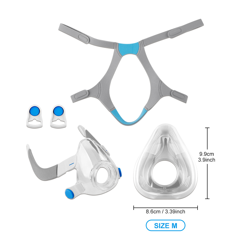 item picture replacement kit for   full face with cushion headgear frame and clips   replacement set complete