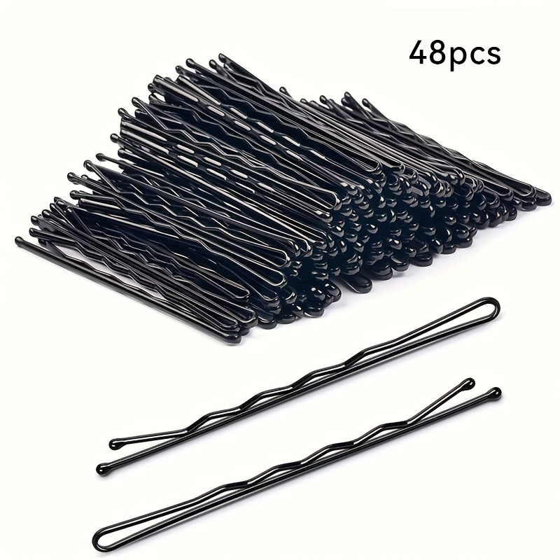 48 98 pack single row wavy hair clips elegant alloy hairpins for women and hair salons ideal for brides thanksgiving and daily use fashionable hair styling accessories