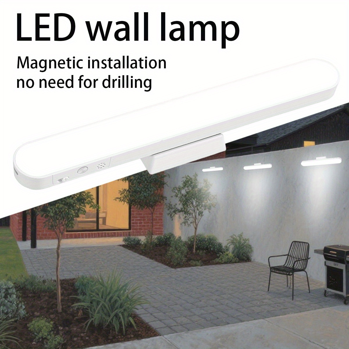 TEMU 1pc Outdoor Lights, Christmas, Halloween Party Decorative Lights, Camping Lights, Led Wall Lights, Lights, Reading Lights, Suitable For Garden