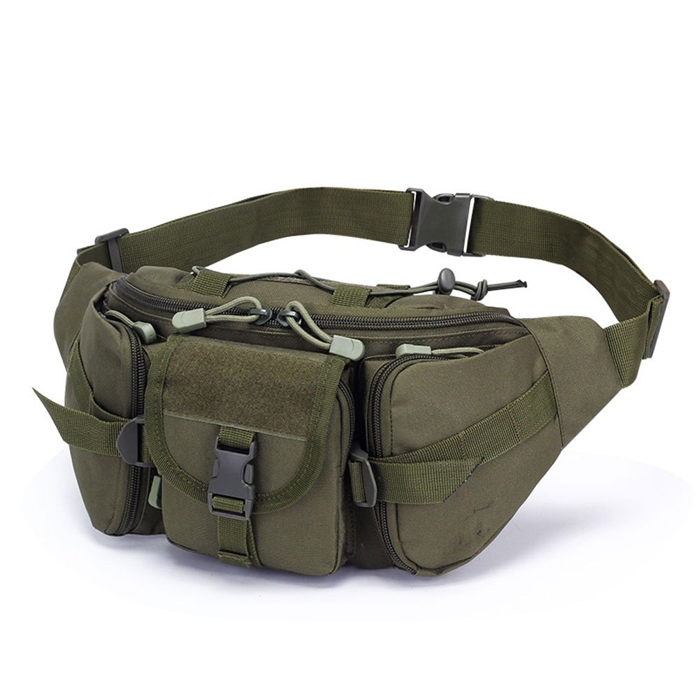 E-shop NYXIA Taktische Outdoor-Bauchtasche für Herren - Große, schräge Brusttasche mit mehreren Fächern und verstellbarem Riemen, robuste